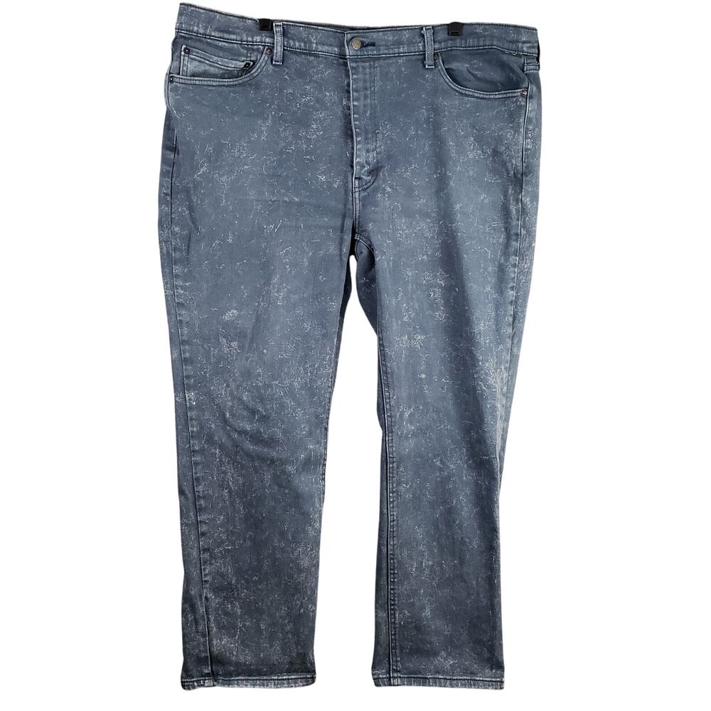 Levi's Size 42x32 541 Athletic Taper Fit Jeans Distress Acid Wash Retro Western